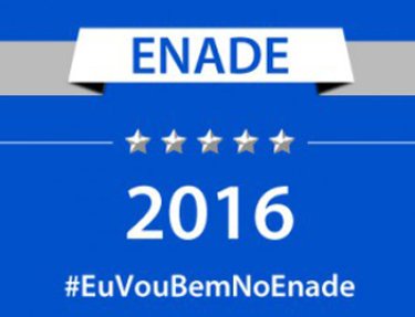 ENADE � no pr�ximo domingo, 20 de novembro