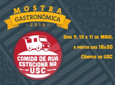 09, 10 e 11/05 - MOSTRA GASTRON�MICA: 