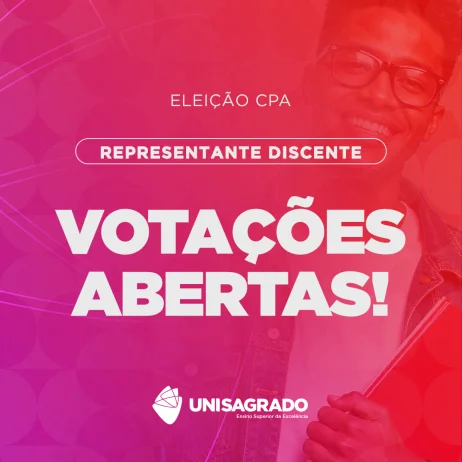Vota��es abertas para representa��o discente na CPA