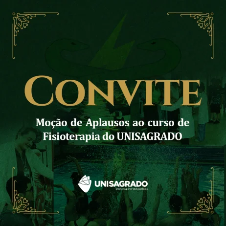 Mo��o de Aplausos homenageia estudantes e professores de Fisioterapia do UNISAGRADO