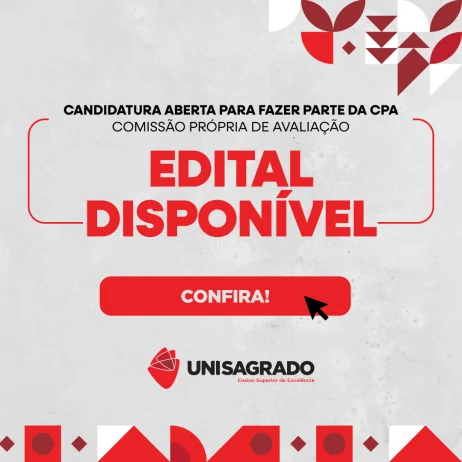 Confira o edital completo para candidatura na Comisso Prpria de Avaliao (CPA)
