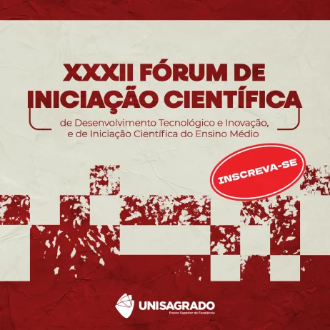 XXXII Frum de Iniciao Cientfica, de Desenvolvimento Tecnolgico e Inovao, e de Iniciao Cientfica do Ensino Mdio
