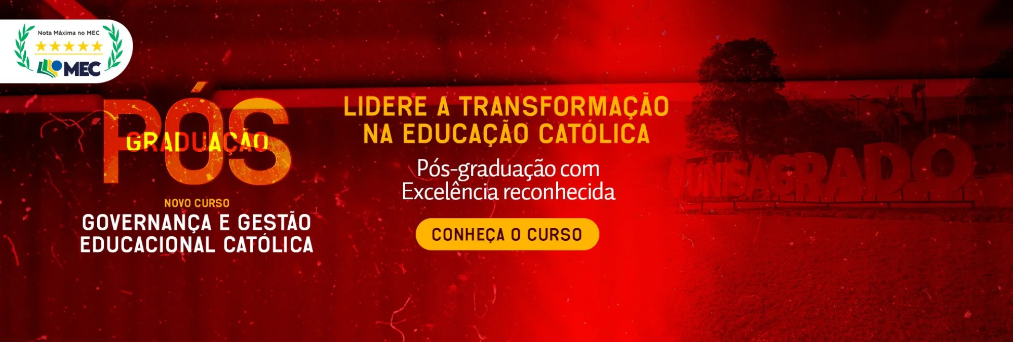 P&oacute;s em Governan&ccedil;a e Gest&atilde;o Educacional Cat&oacute;lica