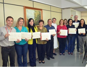 Representantes da Comisso e Dra. Irm Susana Fadel